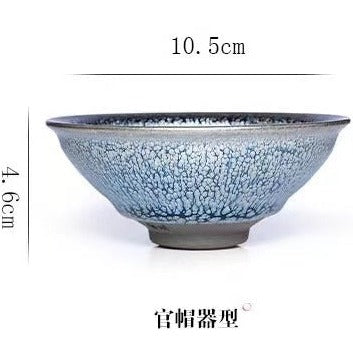 Lu Guowei Oil Drop-Shaped Jianzhan Cups