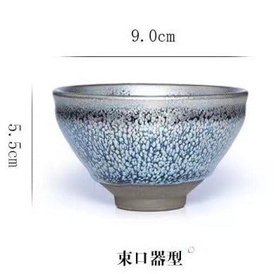 Lu Guowei Oil Drop-Shaped Jianzhan Cups