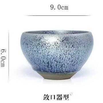 Lu Guowei Oil Drop-Shaped Jianzhan Cups